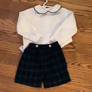 The Bailey Boys Classic Plaid Short set size 3T